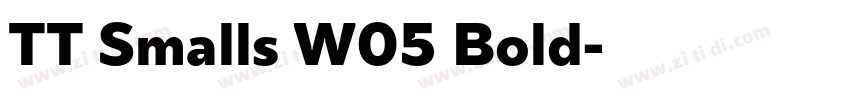 TT Smalls W05 Bold字体转换 TT Smalls W05 Bold字体转换